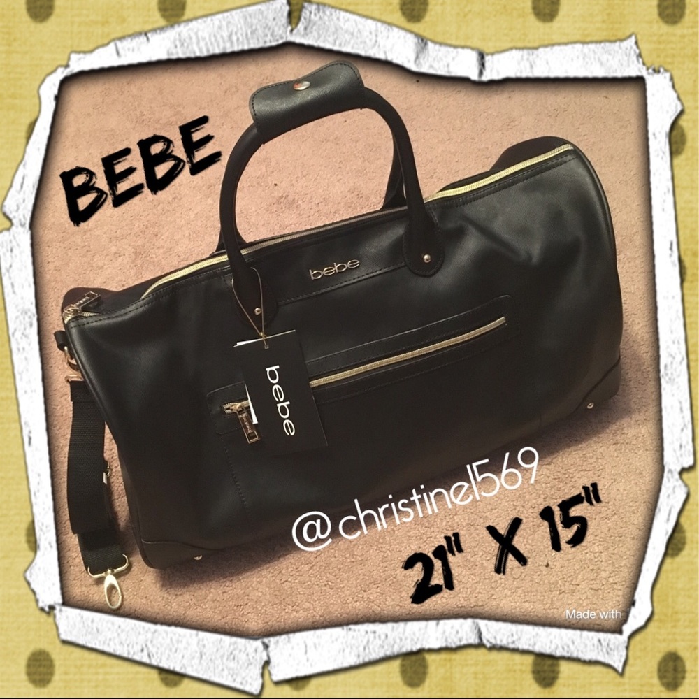 🆕🔥BEBE🔥WEEKENDER DUFFLE BAG